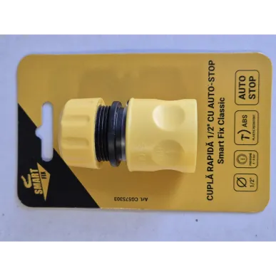 Соединитель быстросъемный 1/2&quot; с автостопом Smart Fix Classic
