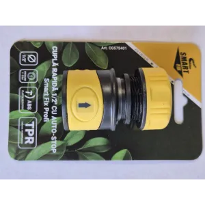 Соединитель быстросъемный 1/2&quot; с автостопом Smart Fix Profi