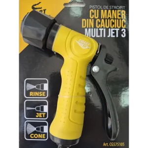 Пистолет поливочный с рукояткой из каучука Multi-Jet-3 Smart Fix