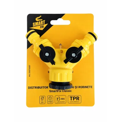 Distributor 1/2-3/4" with 2 ways and taps Smart Fix Classic
