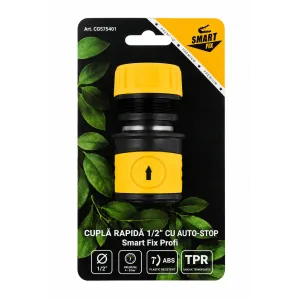 Cuplă rapidă 1/2" cu auto-stop Smart Fix Profi