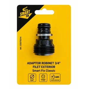 Adaptor robinet 3/4" cu filet exterior Smart Fix Classic