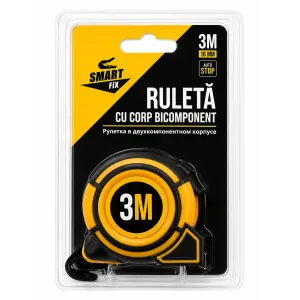 Ruletă 3 m cu fixare Smart Fix