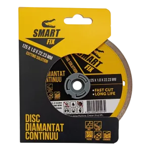 Disc diamantat de tăiere 125*1,8 Continuu Smart Fix