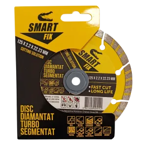 Disc diamantat de tăiere 125*2,2 Turbo Segmentat Smart Fix