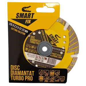 Disc diamantat de tăiere 125*2,2 Turbo Pro Smart Fix