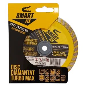Disc diamantat de tăiere 125*2,2 Turbo Max Smart Fix