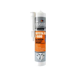 Adeziv cauciucat extra-puternic Crystal Fix F-600 Farbis