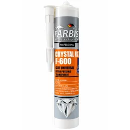 Adeziv cauciucat extra-puternic Crystal Fix F-600 Farbis