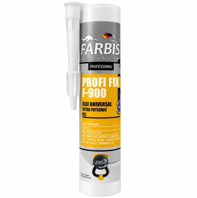 Extra-strong rubberized adhesive Profi Fix F-900 Farbis