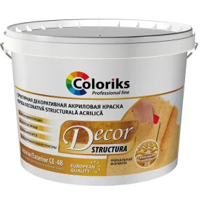 Краска структурная декоративная 15 кг Coloris