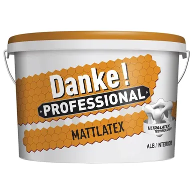 Vopsea lavabilă 15 l Professional Mattlatex Danke!