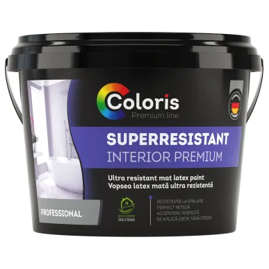 Vopsea latex 4,2 kg ultra-rezistentă Coloris