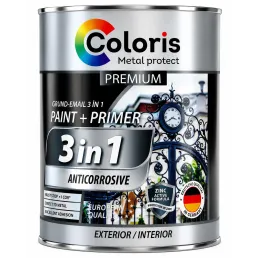 Грунт-эмаль 3 в 1 с преобразователем ржавчины Coloris
