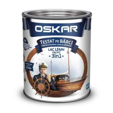 Лак для дерева 0,75 л тик Yacht 3 in 1 Oskar