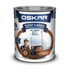 Лак для дерева 0,75 л тик Yacht 3 in 1 Oskar