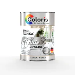 Premium alkyd super white enamel Coloris