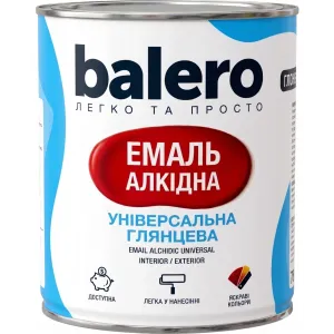 Vopsea email alchidică Balero PF-115 culoare gri 0,8 kg