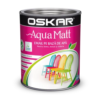 Эмаль водоэмульсионная 0,6 л вишневая Vibrant Aqua Oskar