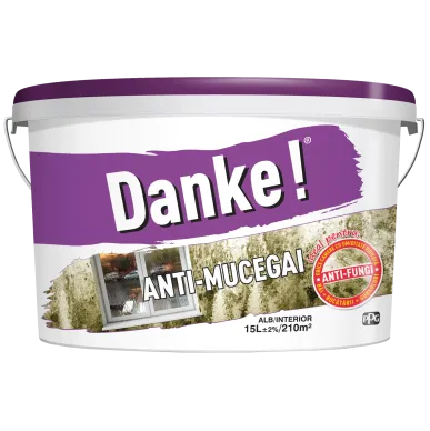 Vopsea lavabilă 4 l Anti-Mucegai Danke!