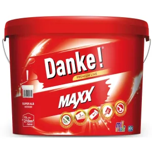 Vopsea lavabilă 2,5 l Professional Mattlatex Danke!