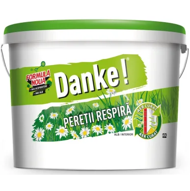 Vopsea lavabilă 2,5 l Peretii Respira Danke!