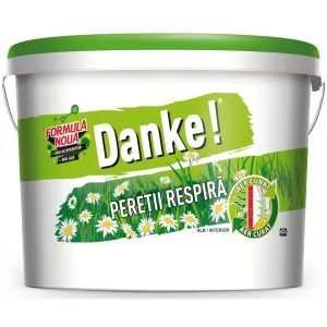Vopsea lavabilă 2,5 l Peretii Respira Danke!