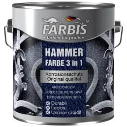 Краска 3 в 1 с молотковым эффектом Farbis