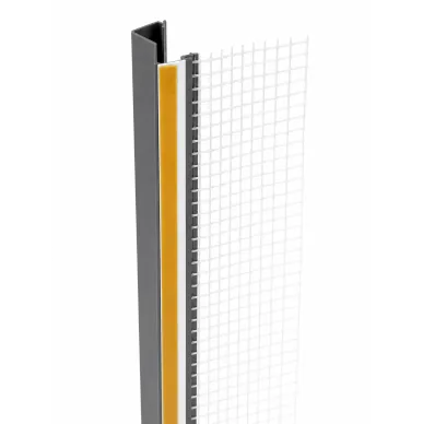 Profil de îmbinare pentru ferestre cu plasă de 6 mm/3 m, culoare grafit