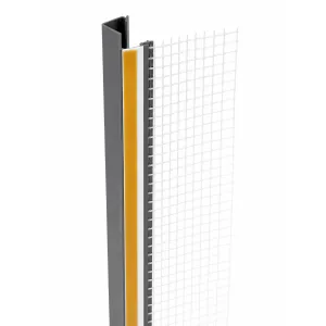 Profil de îmbinare pentru ferestre cu plasă de 6 mm/3 m, culoare grafit