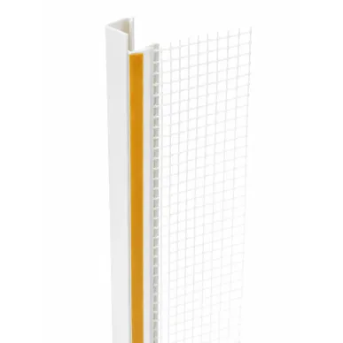 Profil de îmbinare pentru ferestre cu plasă de 6 mm/3 m, alb