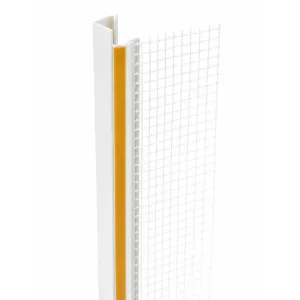 Profil de îmbinare pentru ferestre cu plasă de 6 mm/3 m, alb