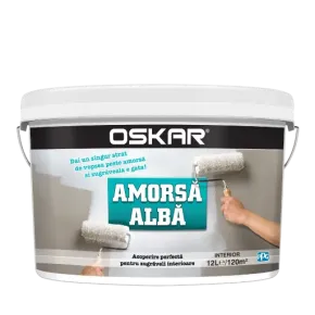 Грунт-краска Amorsă Albă Interior Oskar