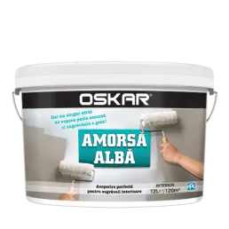 Грунт-краска Amorsă Albă Interior Oskar