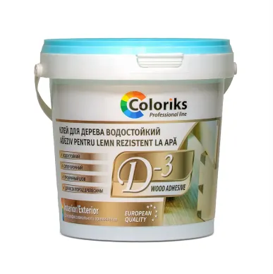 Клей для дерева 1 кг водостойкий Д-3 Coloris