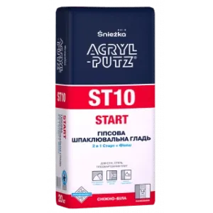 Шпатлевка финишная 20 кг Acryl-putz ST-10 Sniezka