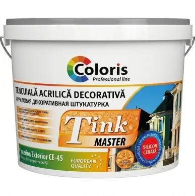 Tencuială decorativă 25 kg de tip bob orez Coloris