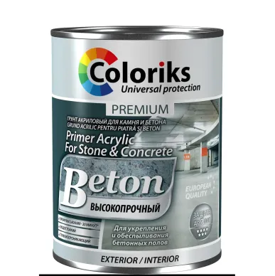 Грунт акриловый высокопрочный для бетона Coloris