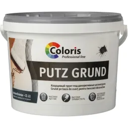 Quartz-based primer for decorative plasters Coloris