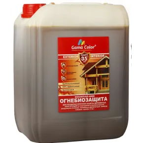 Огнебиозащита для защиты дерева 5 л Gama Color