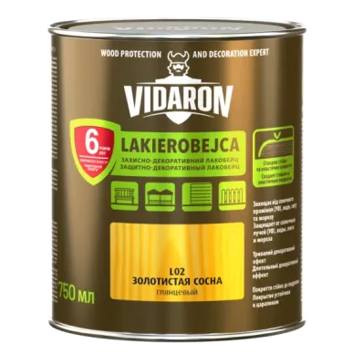 Лак защитно-декоративный 0,75 л бесцветный Vidaron