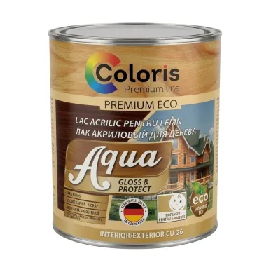 Лак акриловый для дерева 0,75 л Aqua Coloris