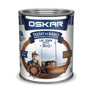 Lac pentru lemn 2,5 l nuc închis Yacht 3 in 1 Oskar