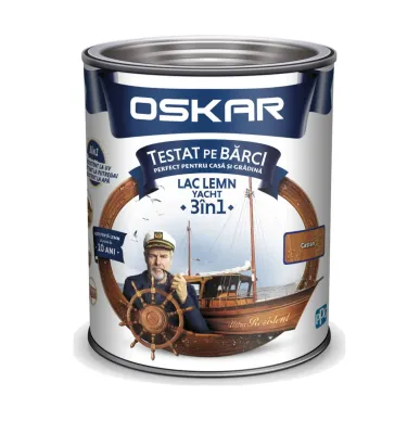 Lac pentru lemn 2,5 l castan Yacht 3 in 1 Oskar