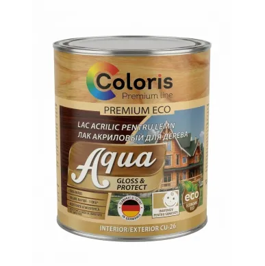 Lac acrilic pentru lemn 0,75 l Aqua Coloris