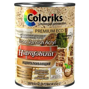 Лак акриловый для камня 0,75 л Hidrofobizat Coloris