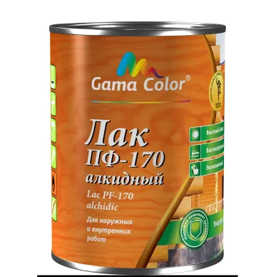 Лак алкидный 0,7 кг ПФ-170 Gama Color