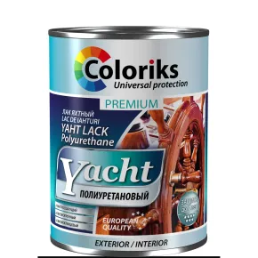Лак яхтный полиуретановый 0,75 л Coloris