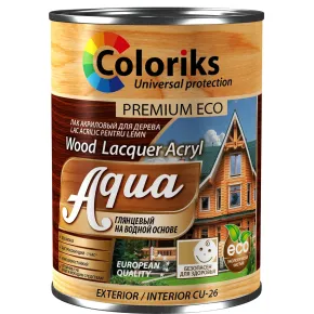 Лак акриловый для дерева 0,75 л Aqua Coloris