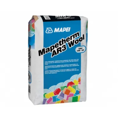 Клей для пенополистирола и минваты Mapetherm AR3 Wool Mapei